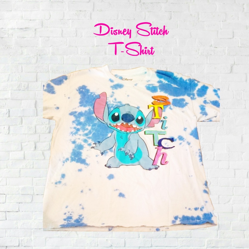 Disney Stitch Tie-Dye Top